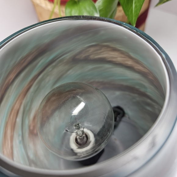 VP Home Lamp Wall Plug-in Wax Warmer for Scented Wax Viridian Swirl Radiant Art - Picture 7 of 11